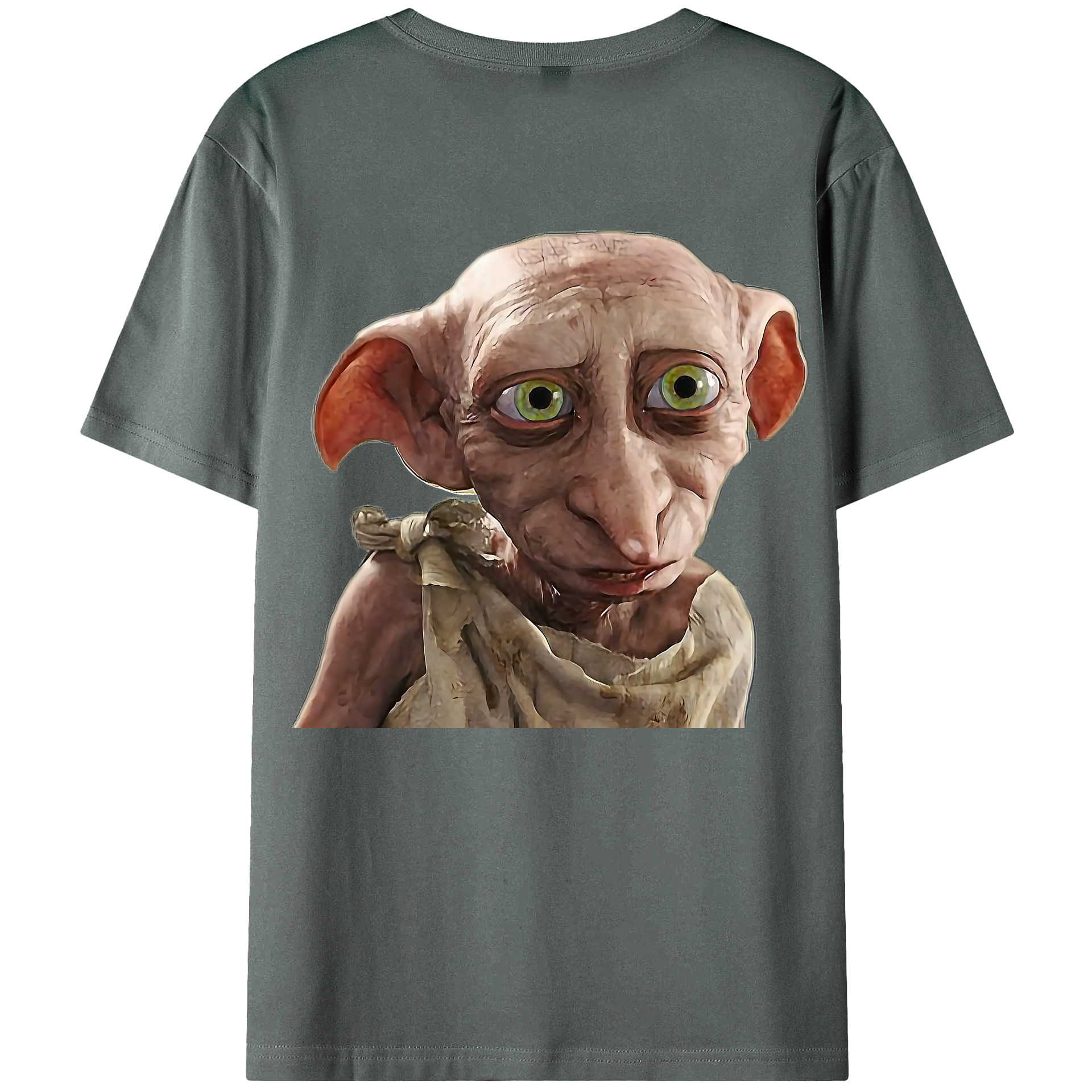 （画像用） Harry Potter ハリー・ポッターシリーズ 綿100％ メンズ半袖Tシャツ（バックプリント） 通気性